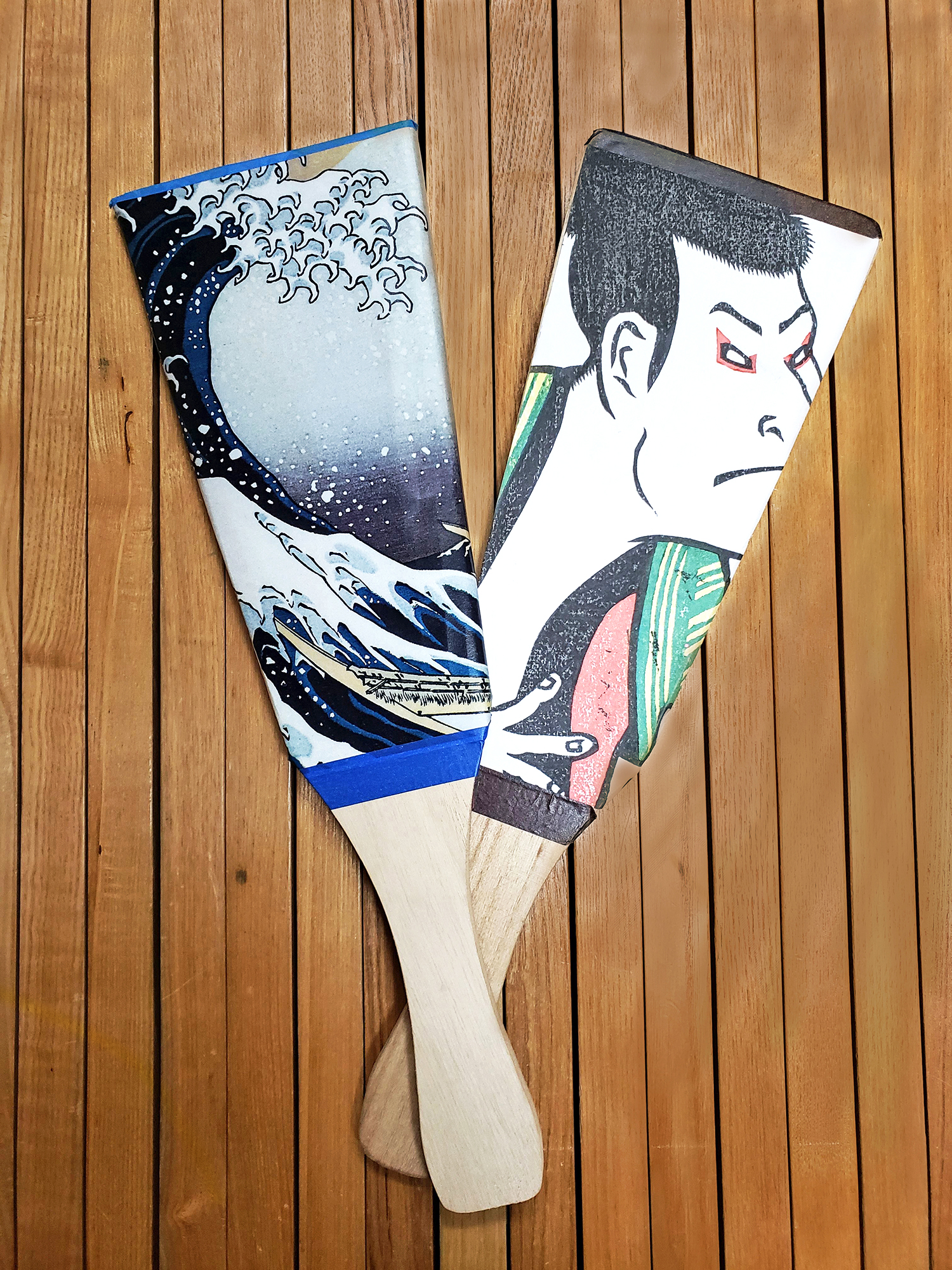 すみだ北斎美術館 - ワークショップ「多色摺り木版画の羽子板づくり」